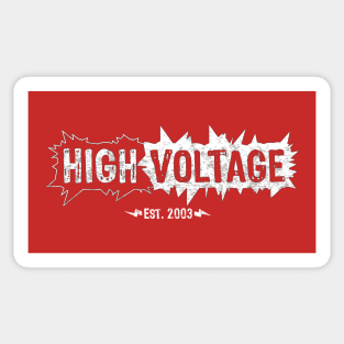 High Voltage Sticker